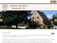 Tablet Screenshot of historisches-seligenstadt.de